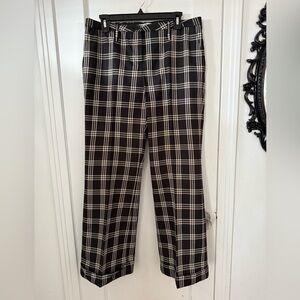 Classic Black and White Plaid Women’s Tommy Hilfiger Pants